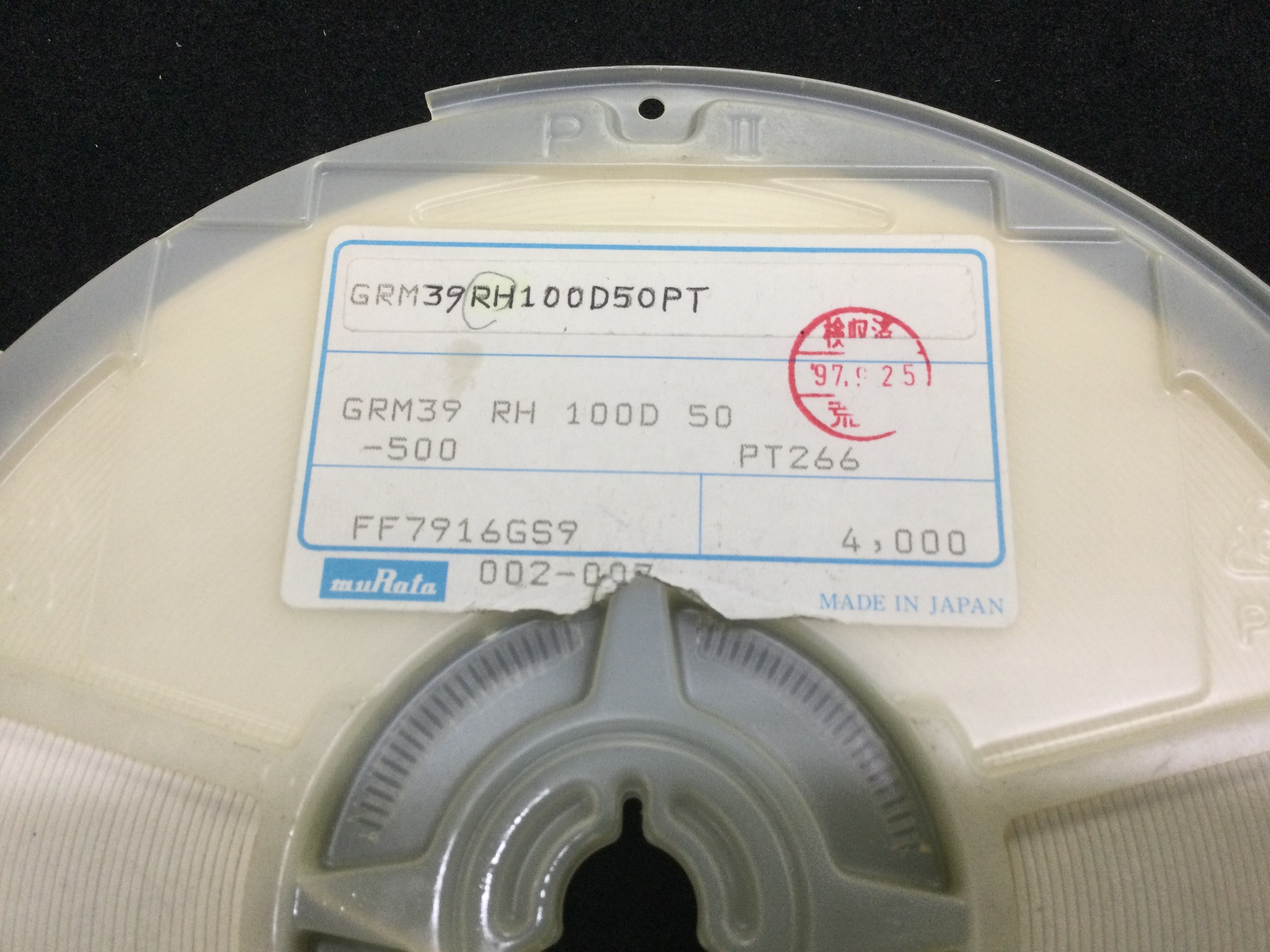 GRM39RH100D50PT