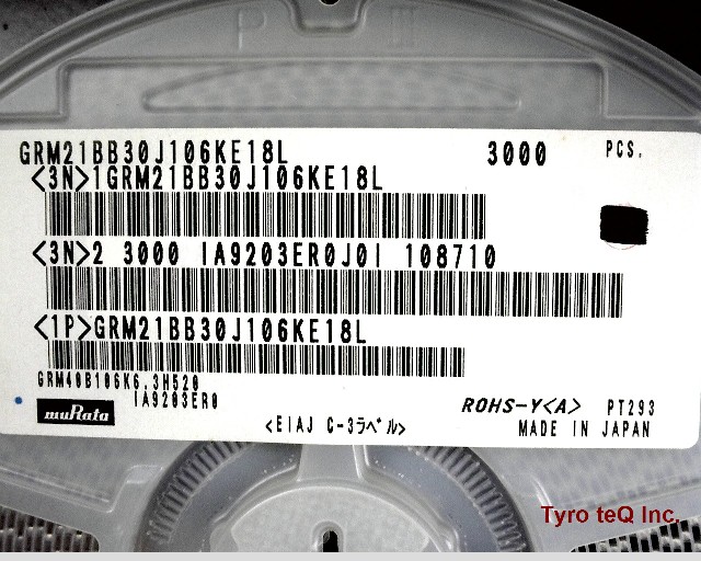 GRM21BB30J106KE18L