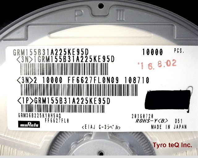 GRM155B31A225KE95D