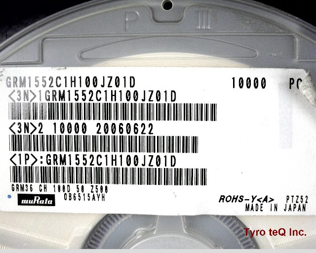 GRM1552C1H100JZ01D