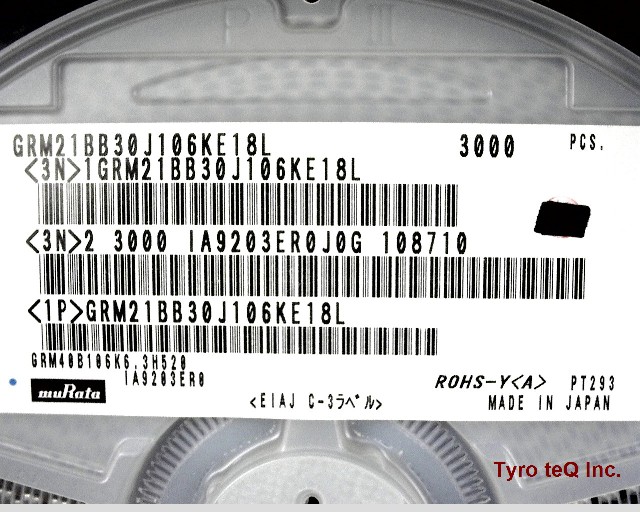GRM21BB30J106KE18L