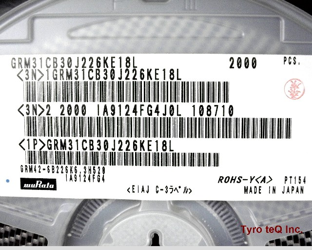 GRM31CB30J226KE18L