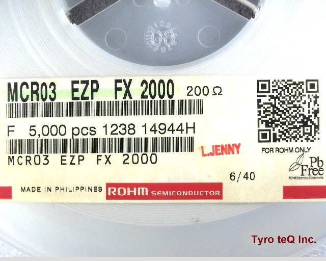 MCR03EZPFX2000