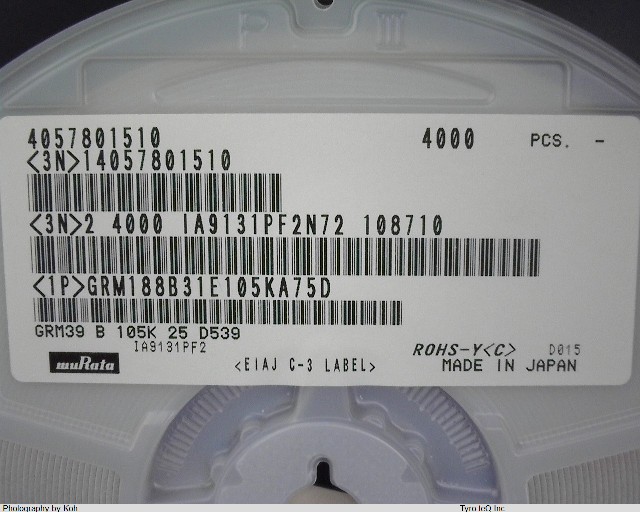 GRM188B31E105KA75D