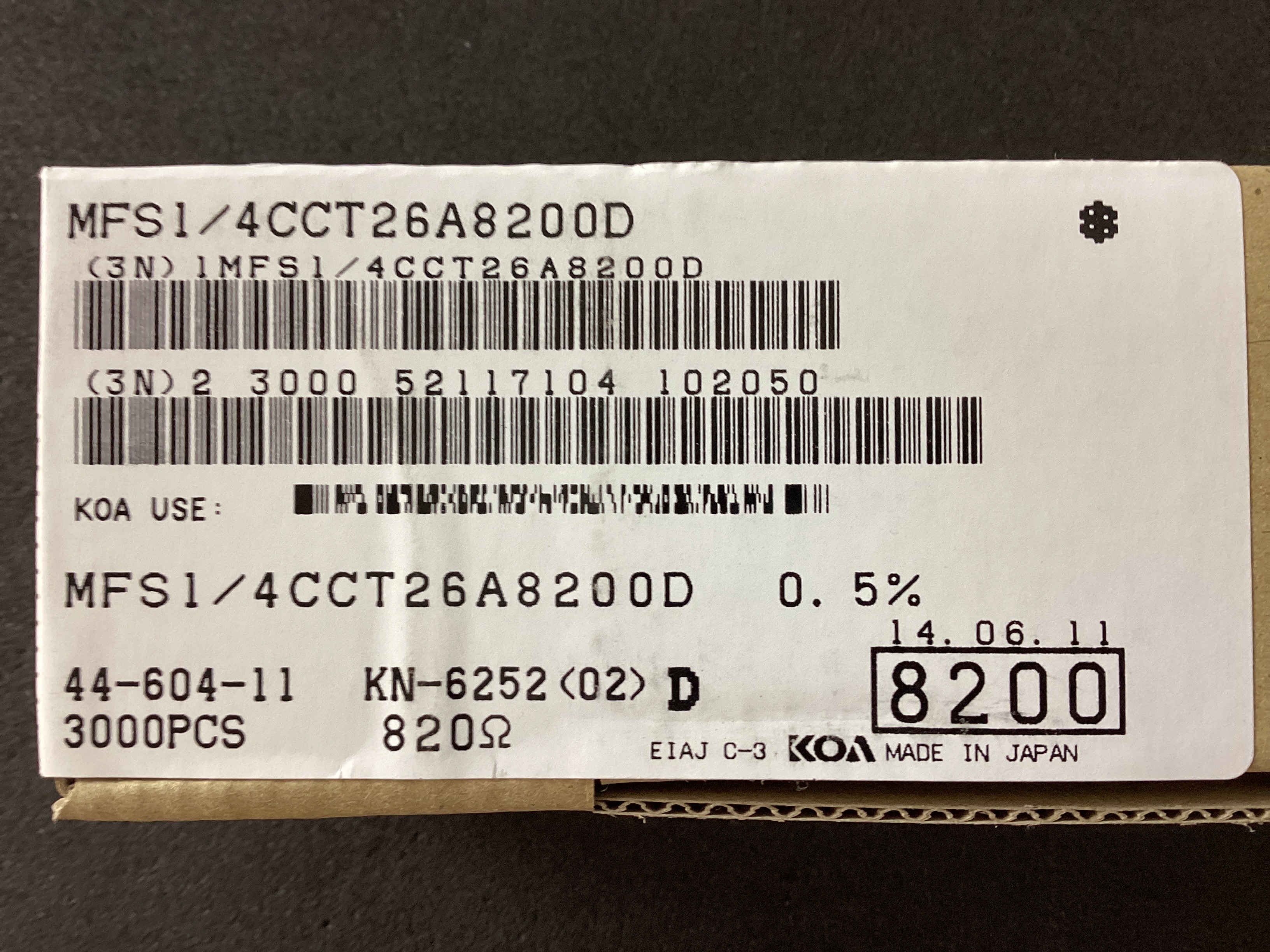 MFS1/4CCT26A8200D