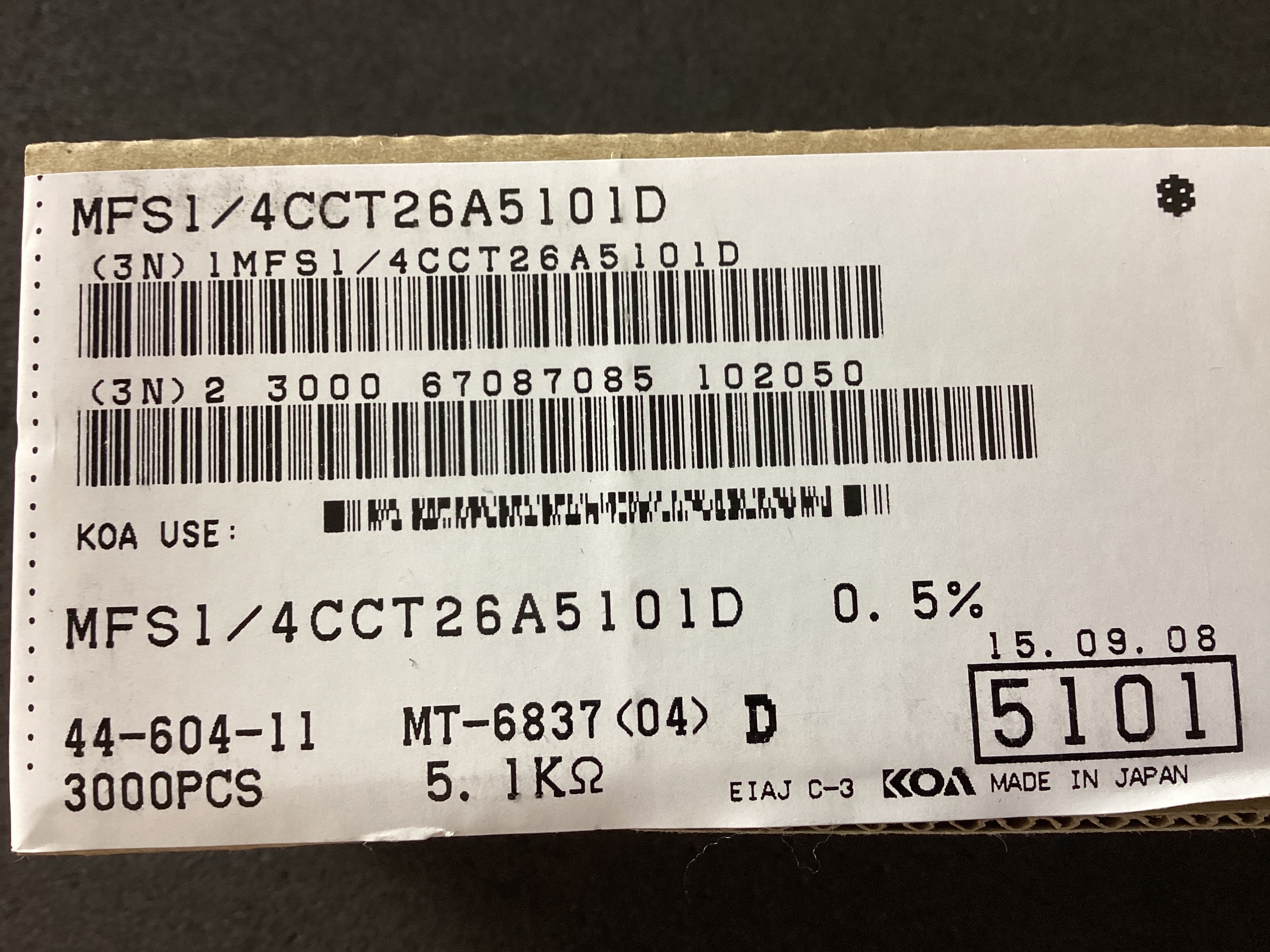 MFS1/4CCT26A5101D