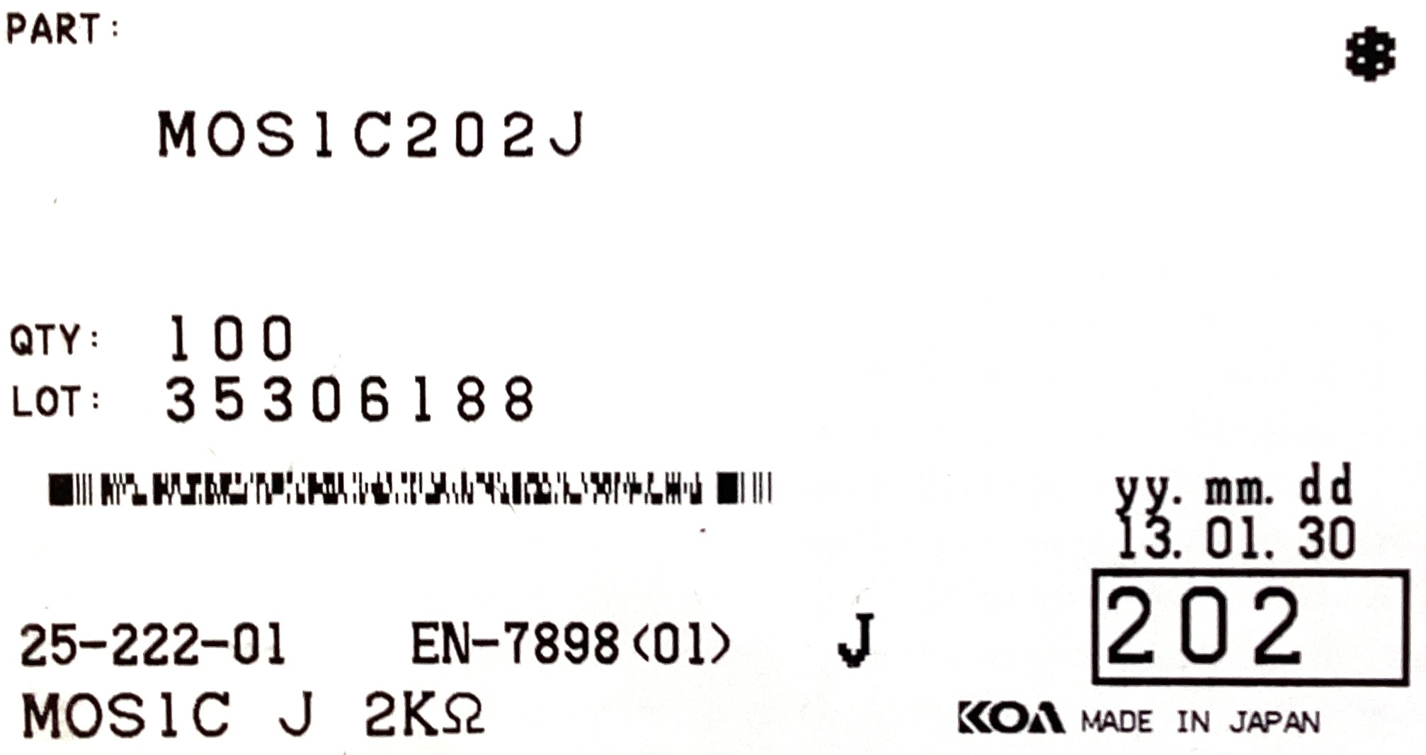 MOS1C202J
