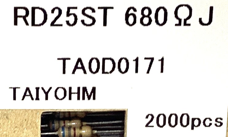 RD25ST 680 OHM J