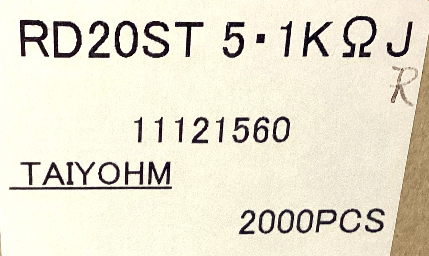 RD20ST 5.1K OHM J