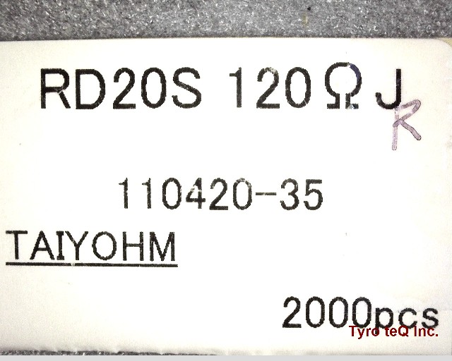 RD20S 120 OHM J