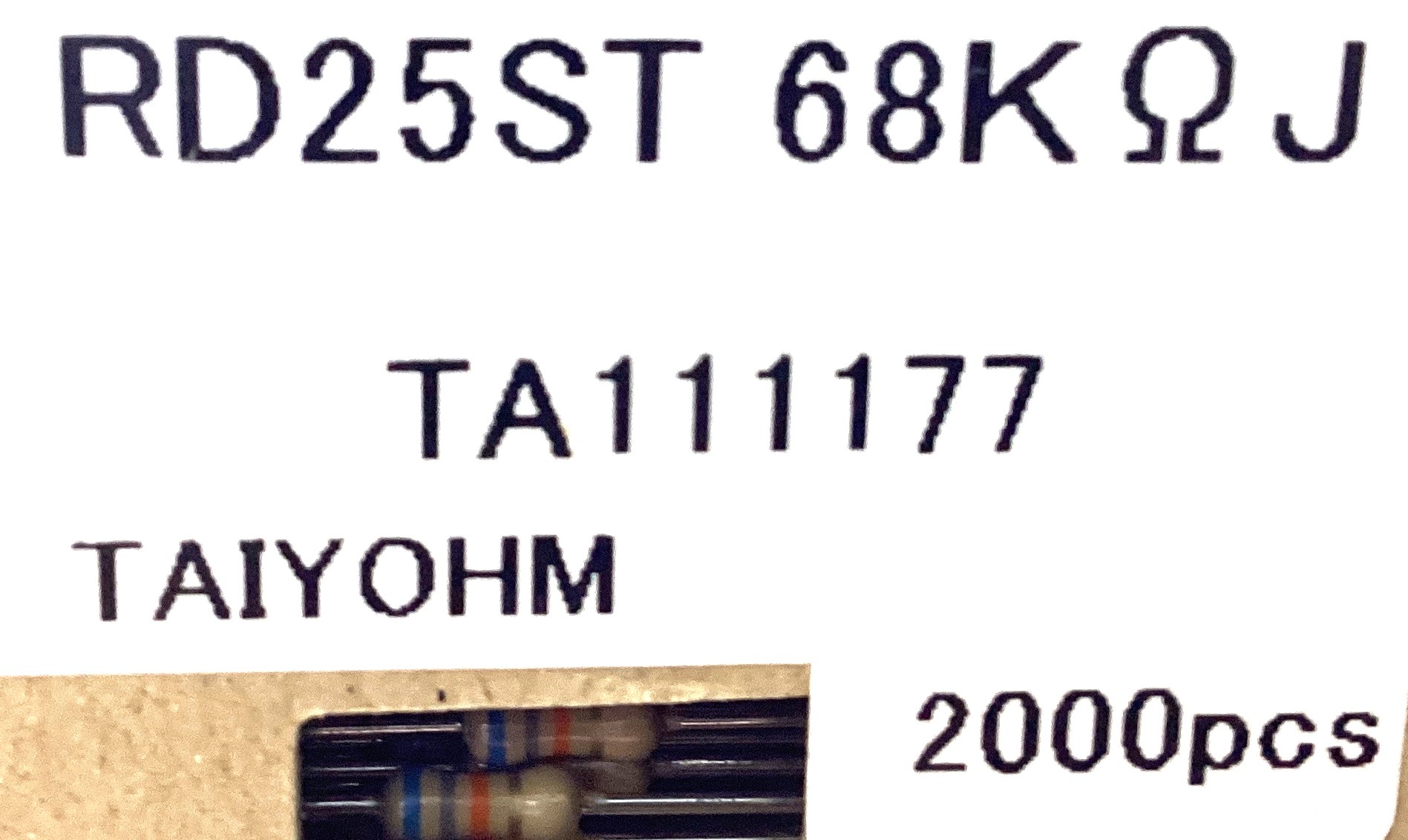 RD25ST 68K OHM J