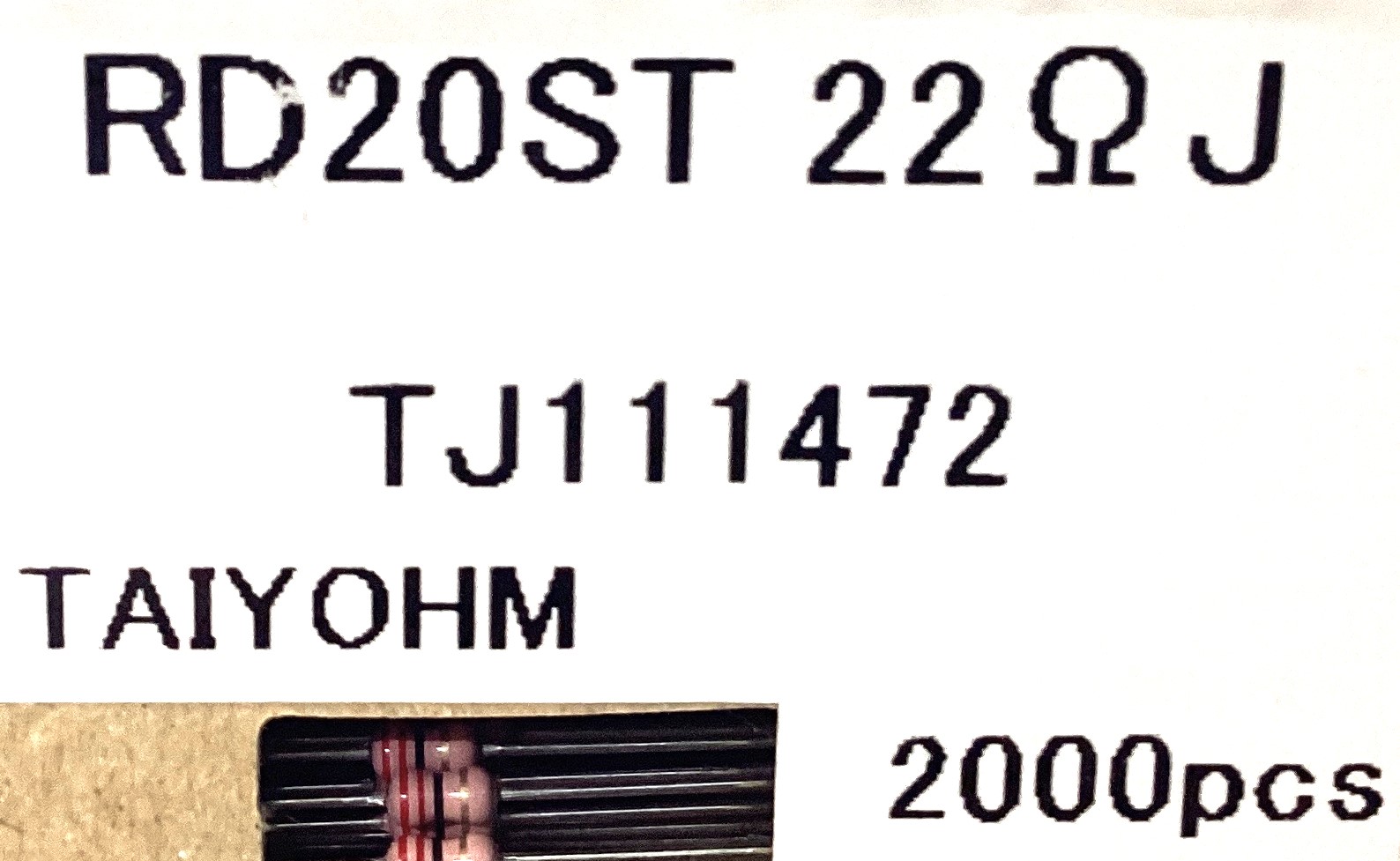 RD20ST 22 OHM J