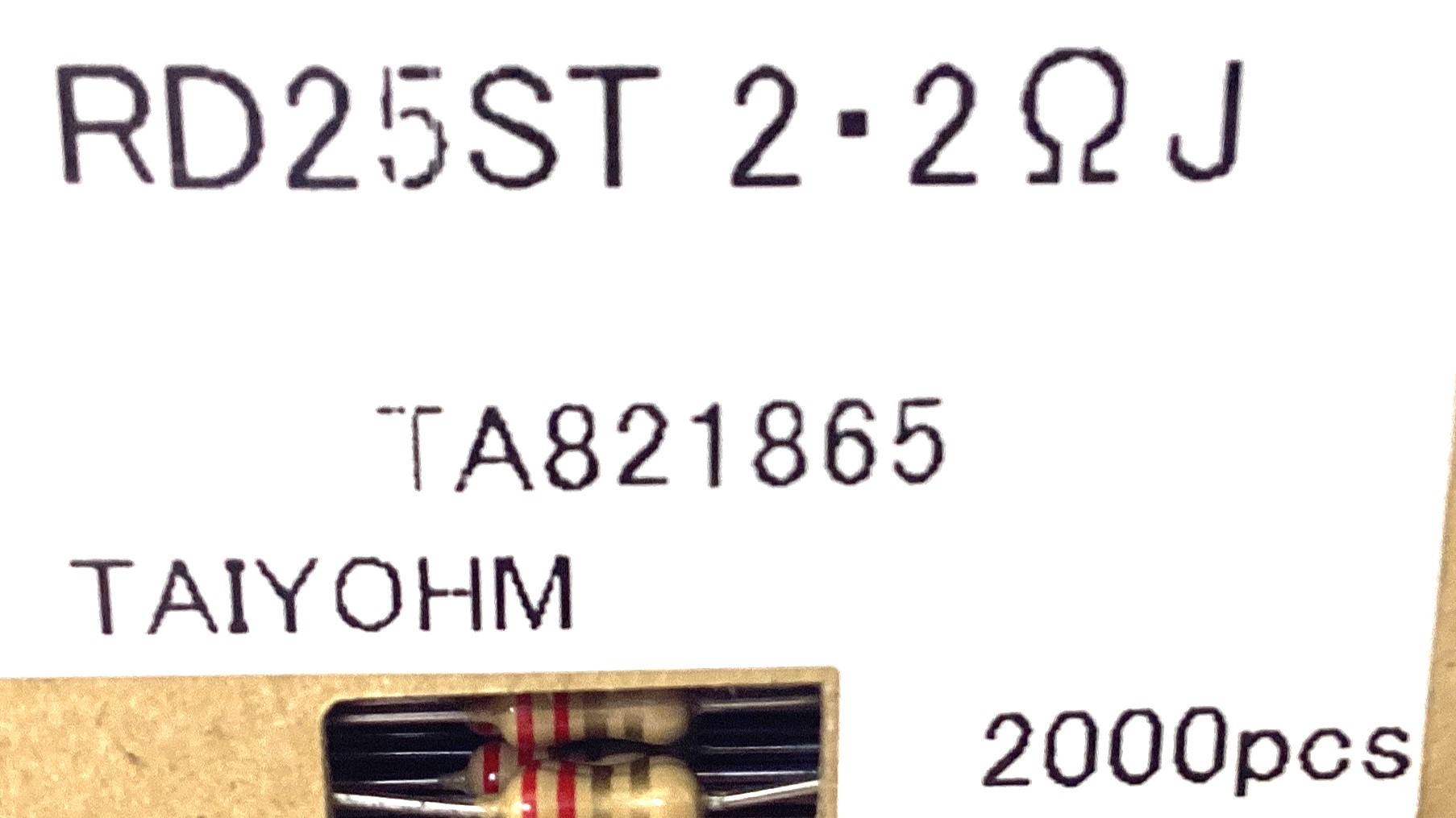 RD25ST 2.2 OHM J