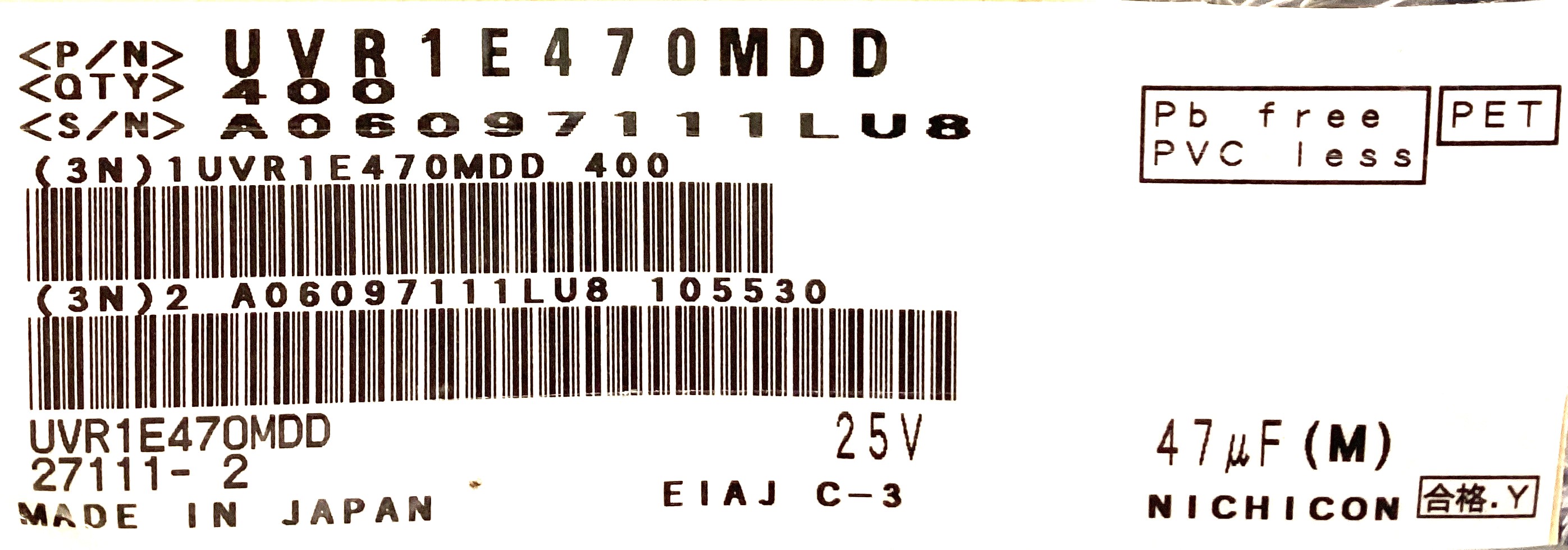 UVR1E470MDD