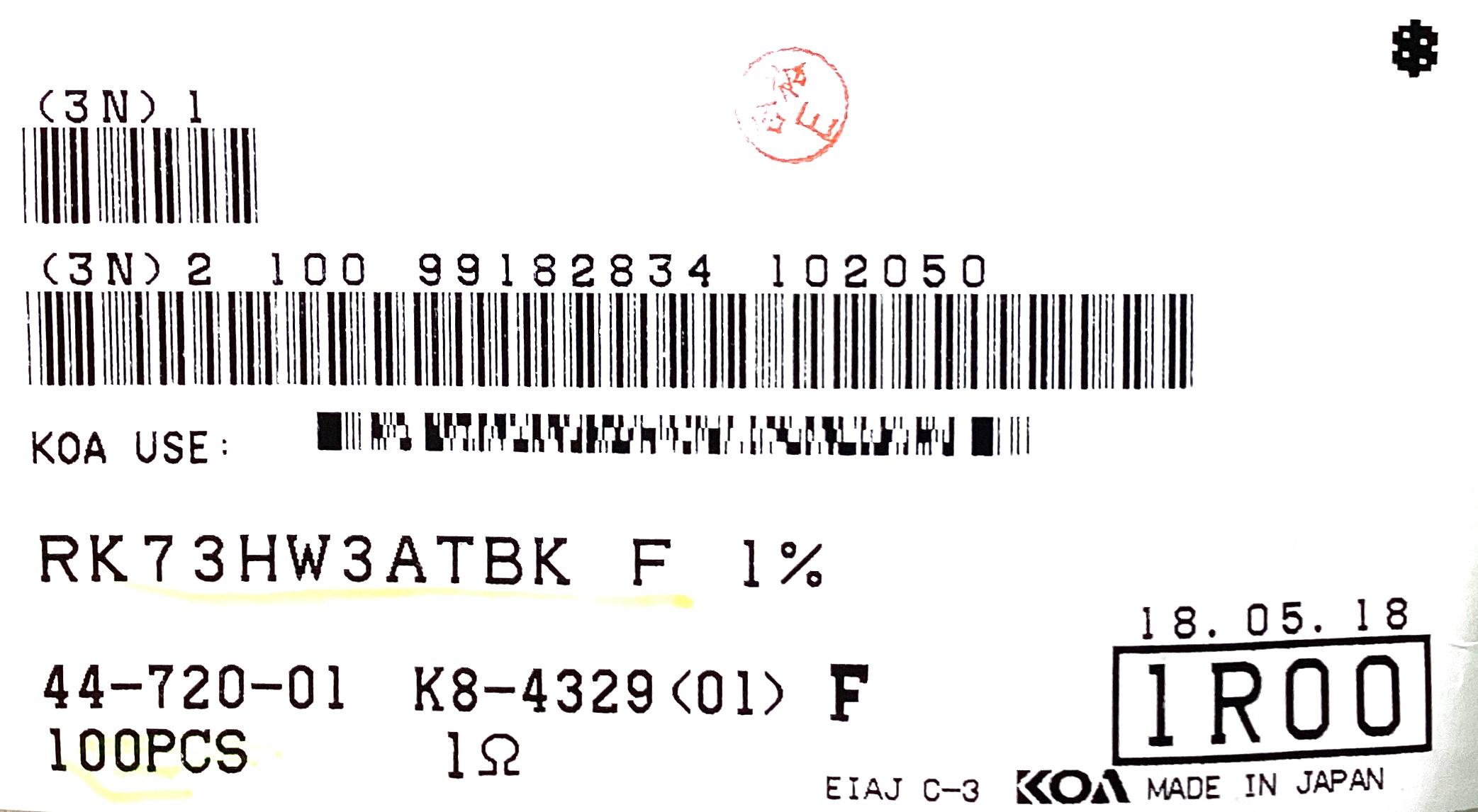 RK73HW3ATBK1R00F