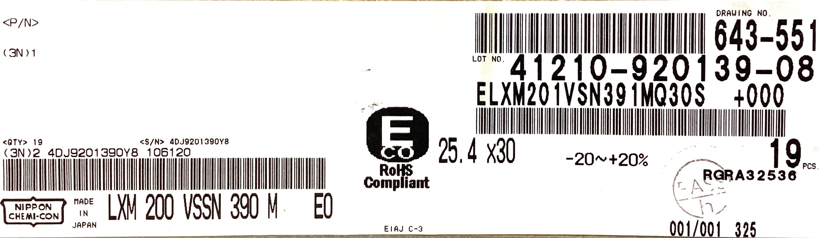 ELXM201VSN391MQ30S