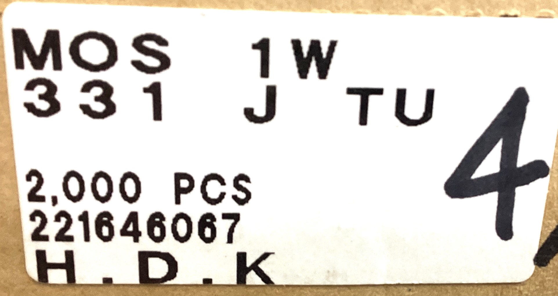 MOS1W331JTU
