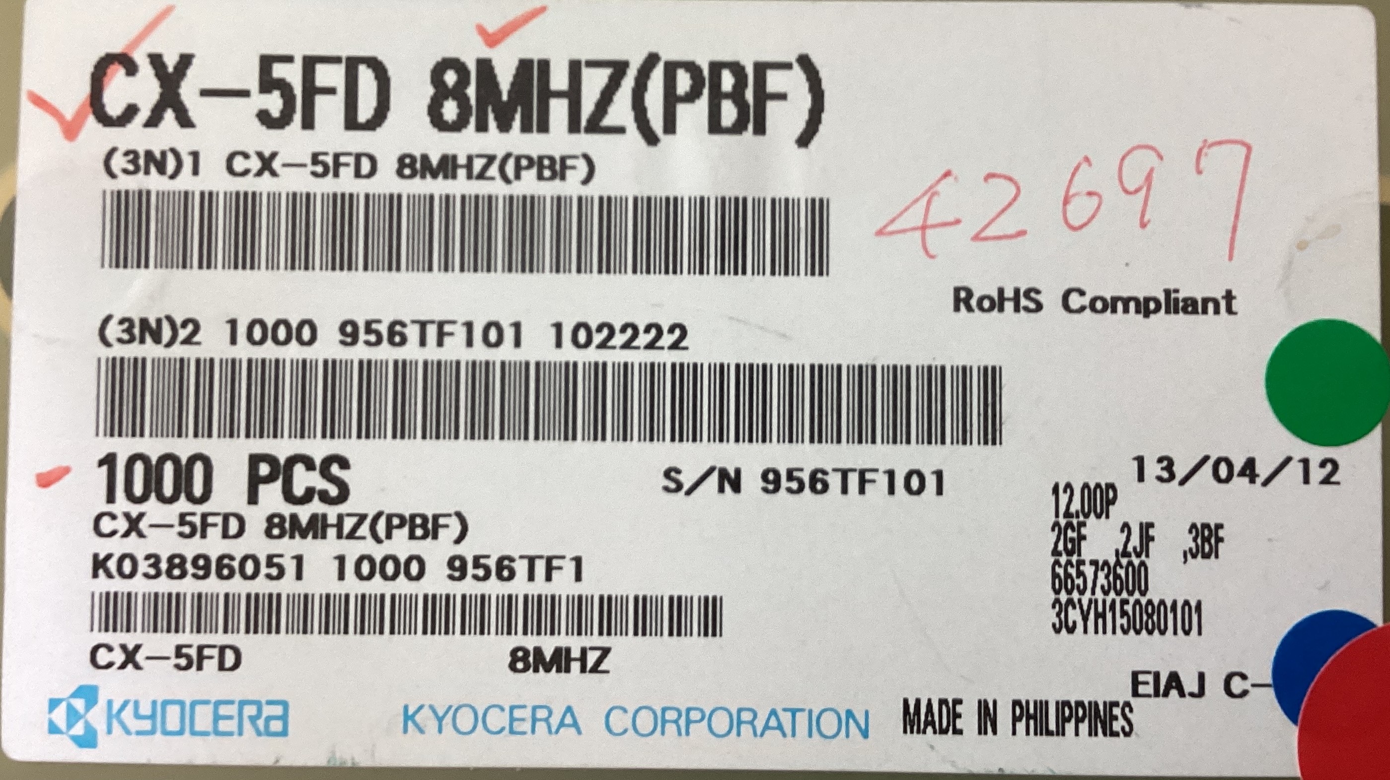 CX-5FD 8MHZ