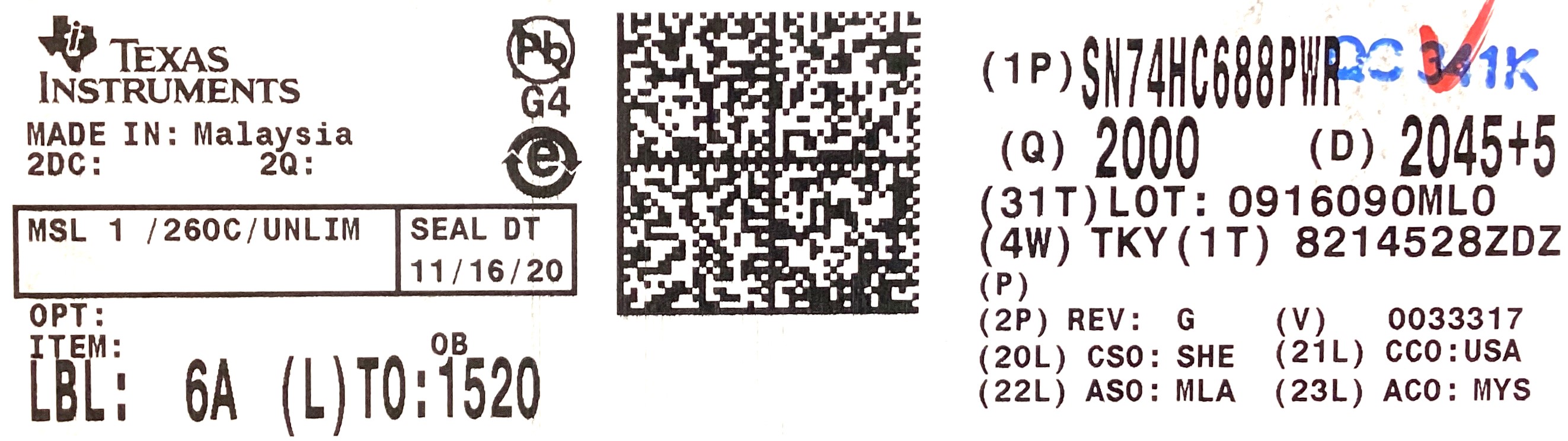 SN74HC688PWR