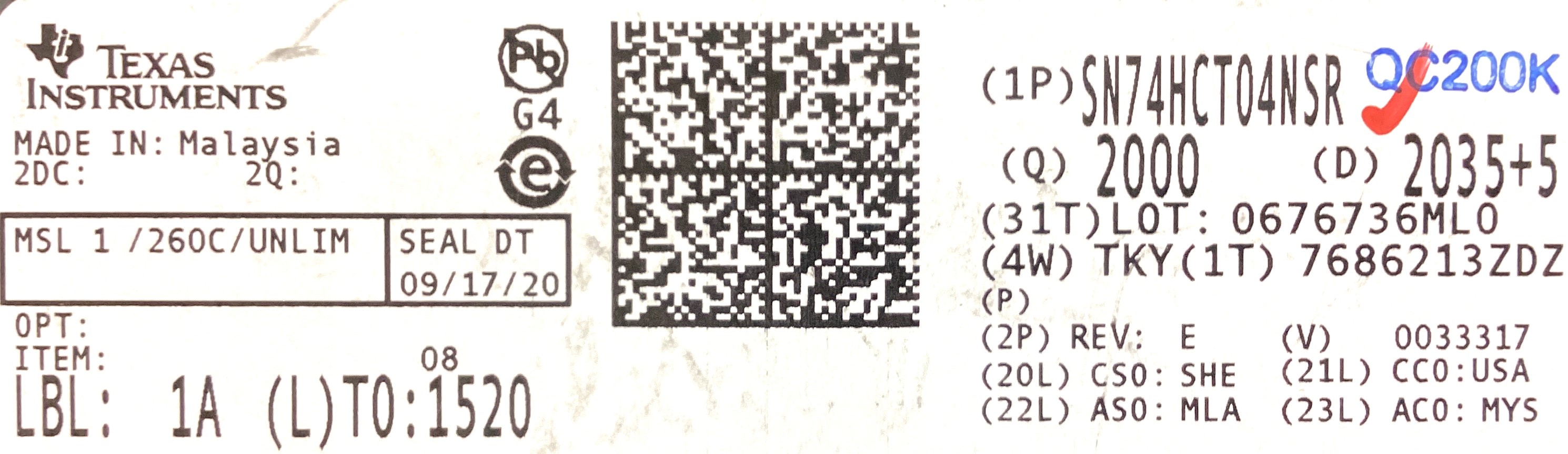 SN74HCT04NSR