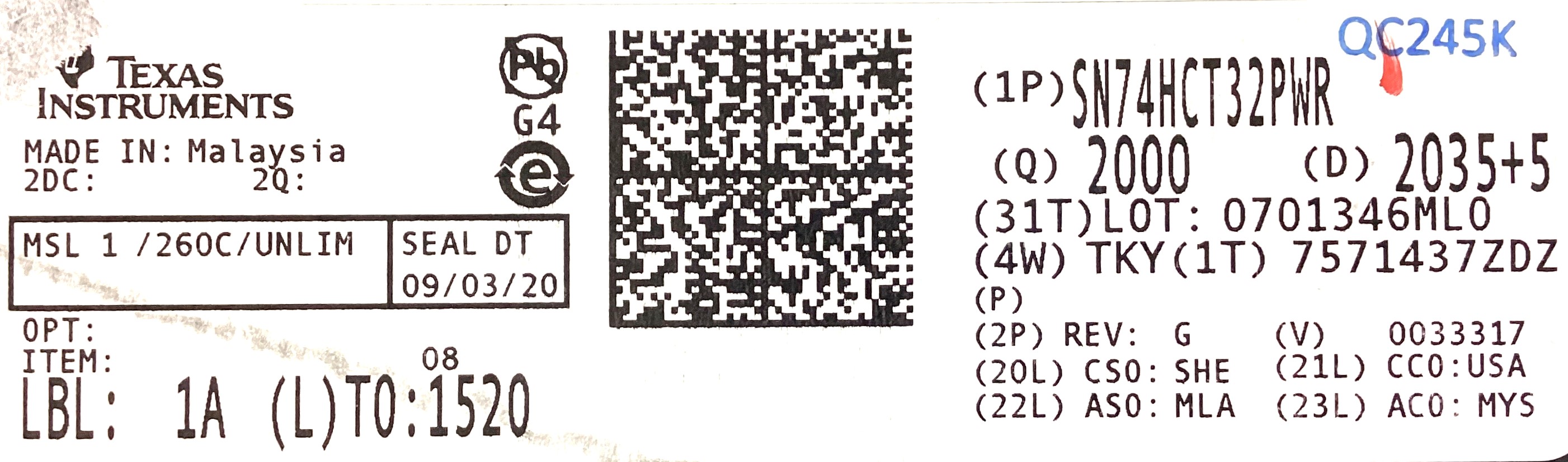SN74HCT32PWR
