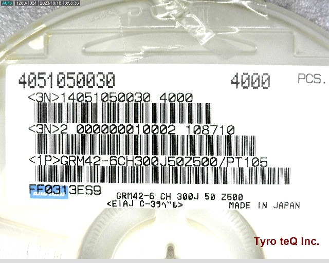 GRM3162C1H300JZ01D