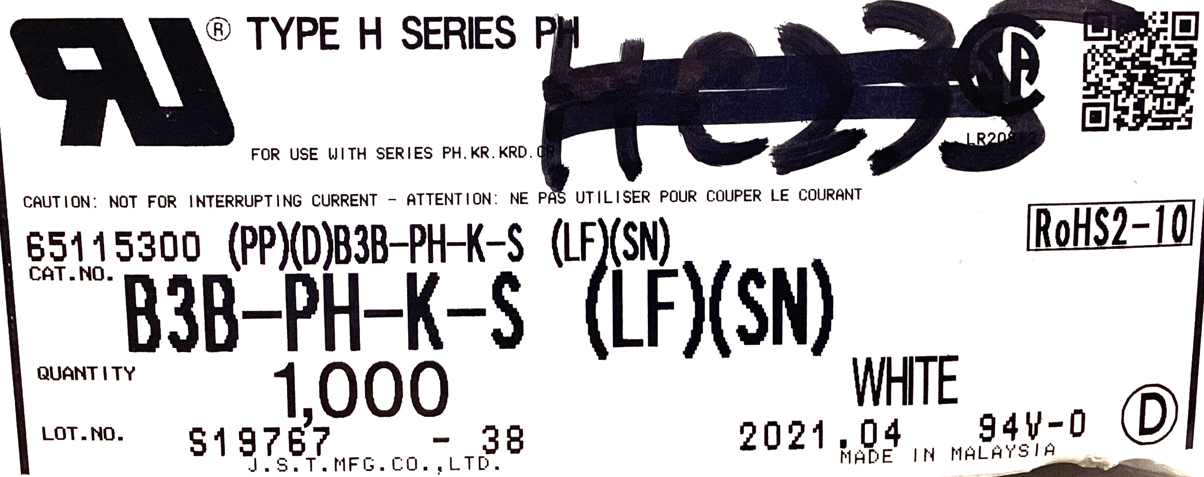 B3B-PH-K-S(LF)(SN)