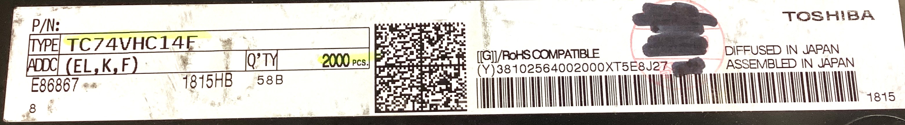 TC74VHC14F(EL,K,F)