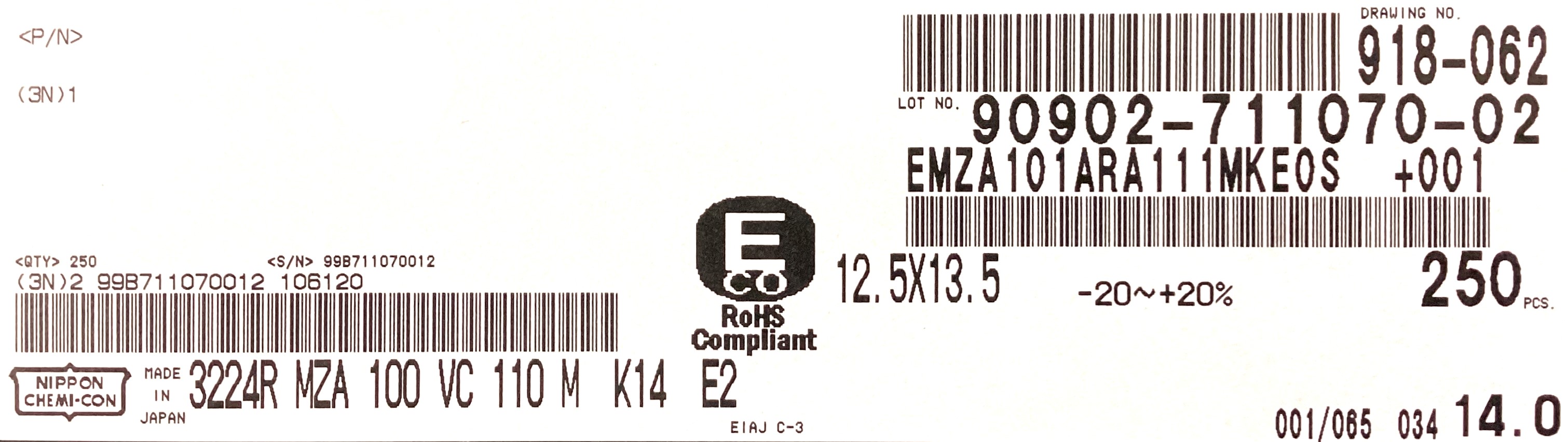EMZA101ARA111MKE0S