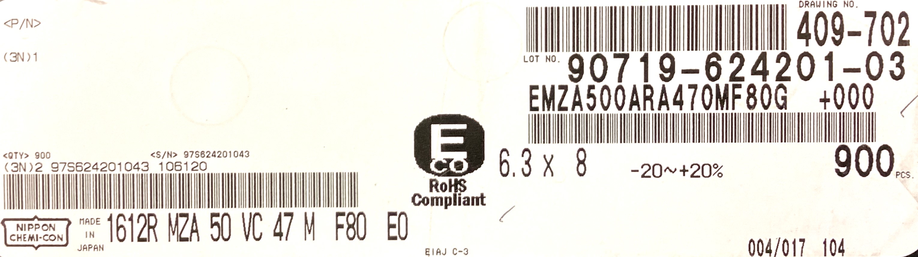EMZA500ARA470MF80G