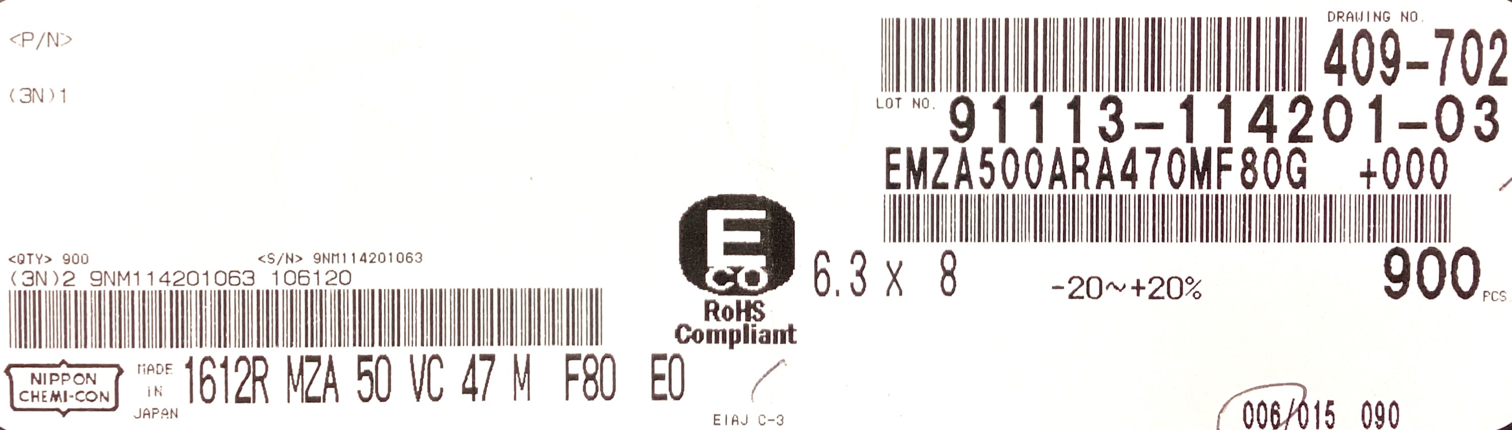 EMZA500ARA470MF80G