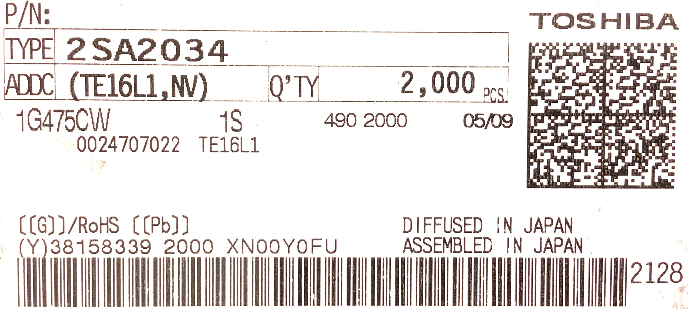 2SA2034(TE16L1,NV)