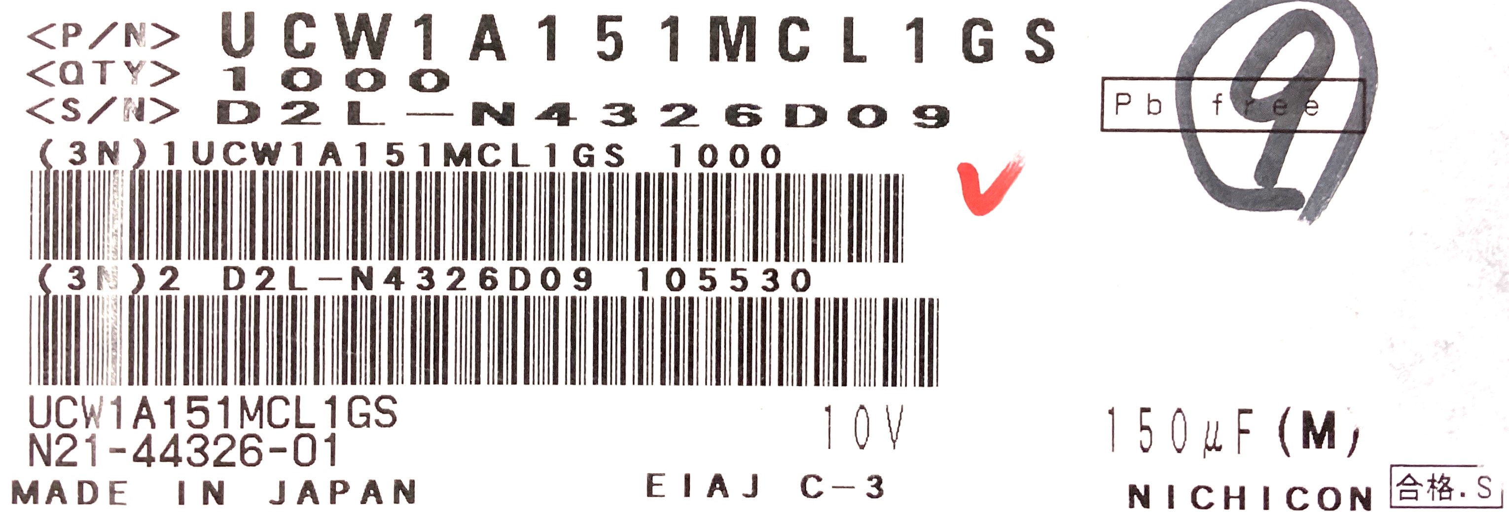 UCW1A151MCL1GS