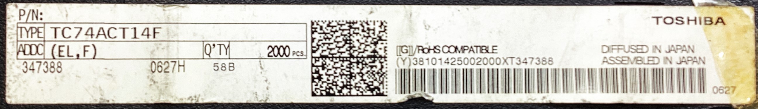 TC74ACT14F(EL,F)