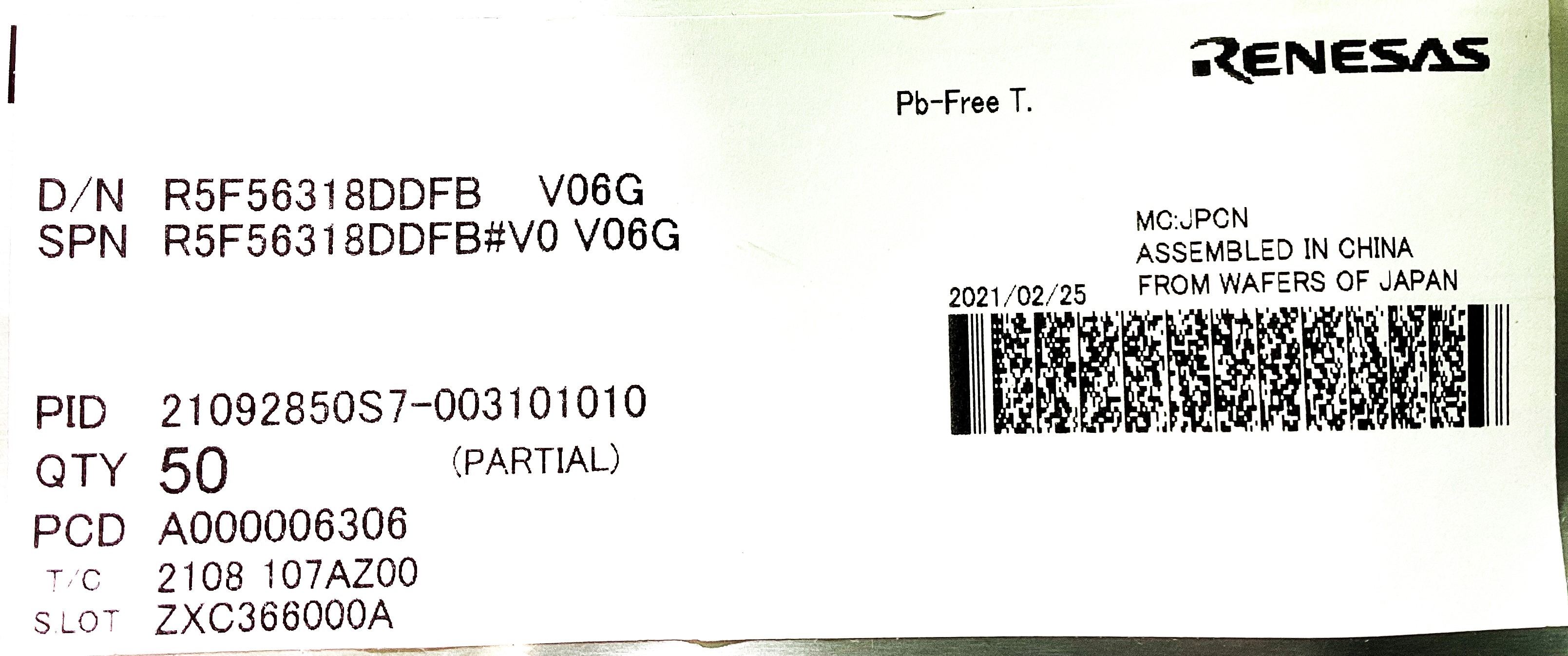 R5F56318DDFB#V0