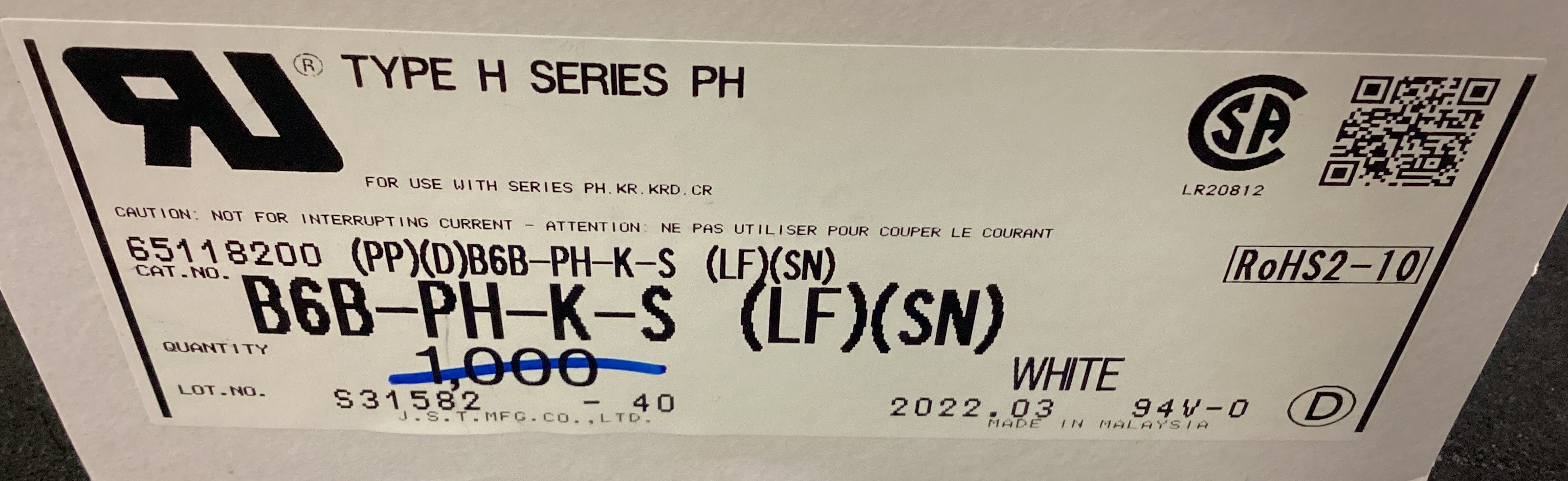 B6B-PHK-S(LF)(SN)
