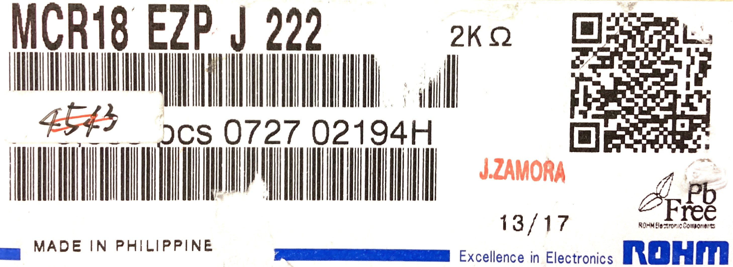 MCR18EZPJ222
