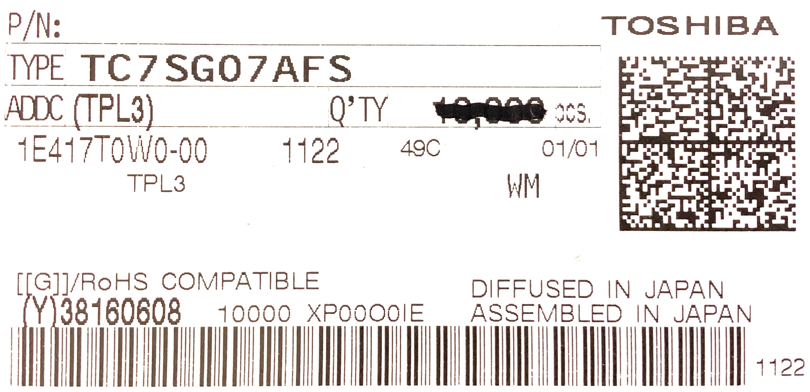 TC7SG07AFS(TPL3)