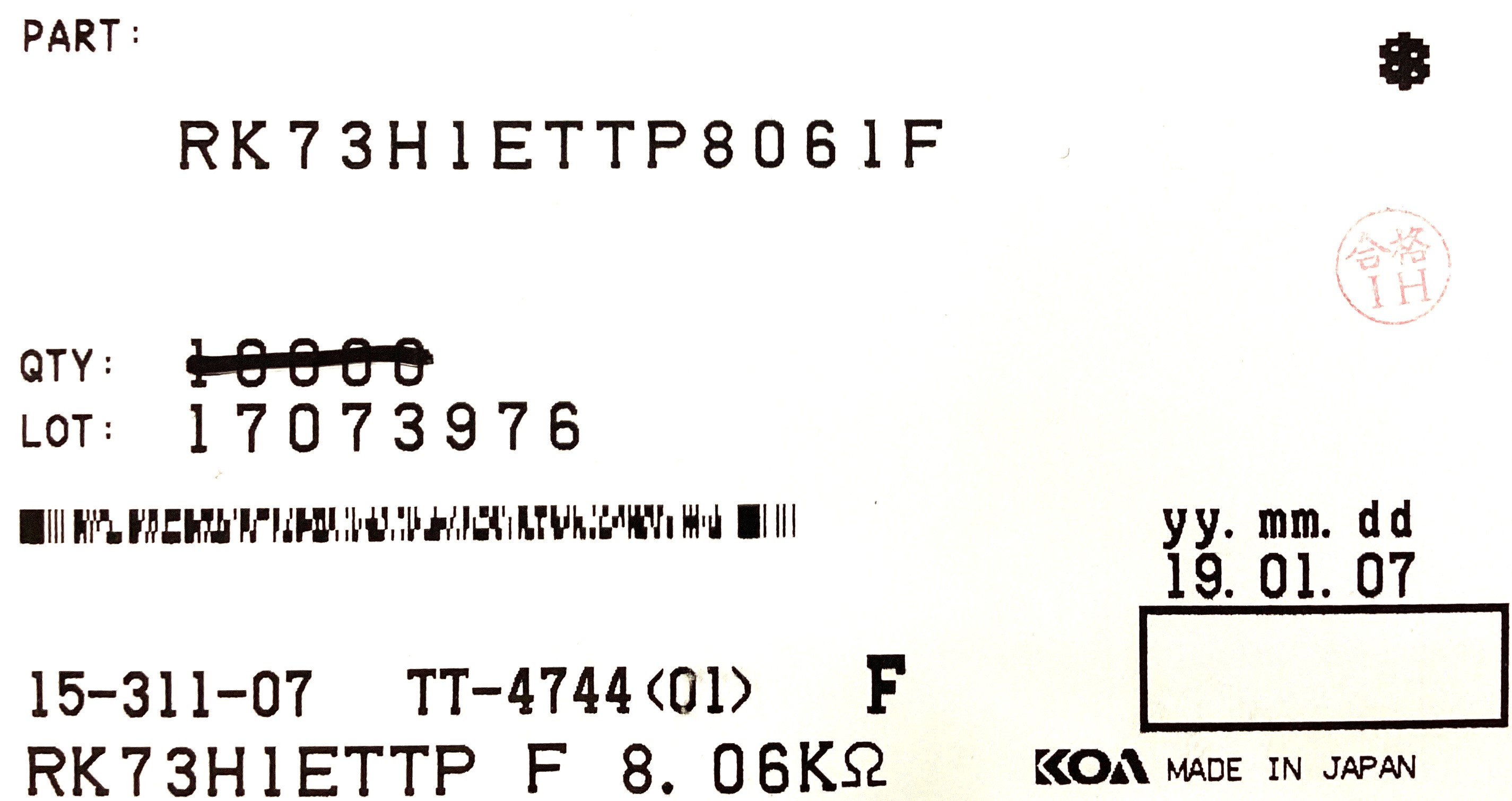 RK73H1ETTP8061F