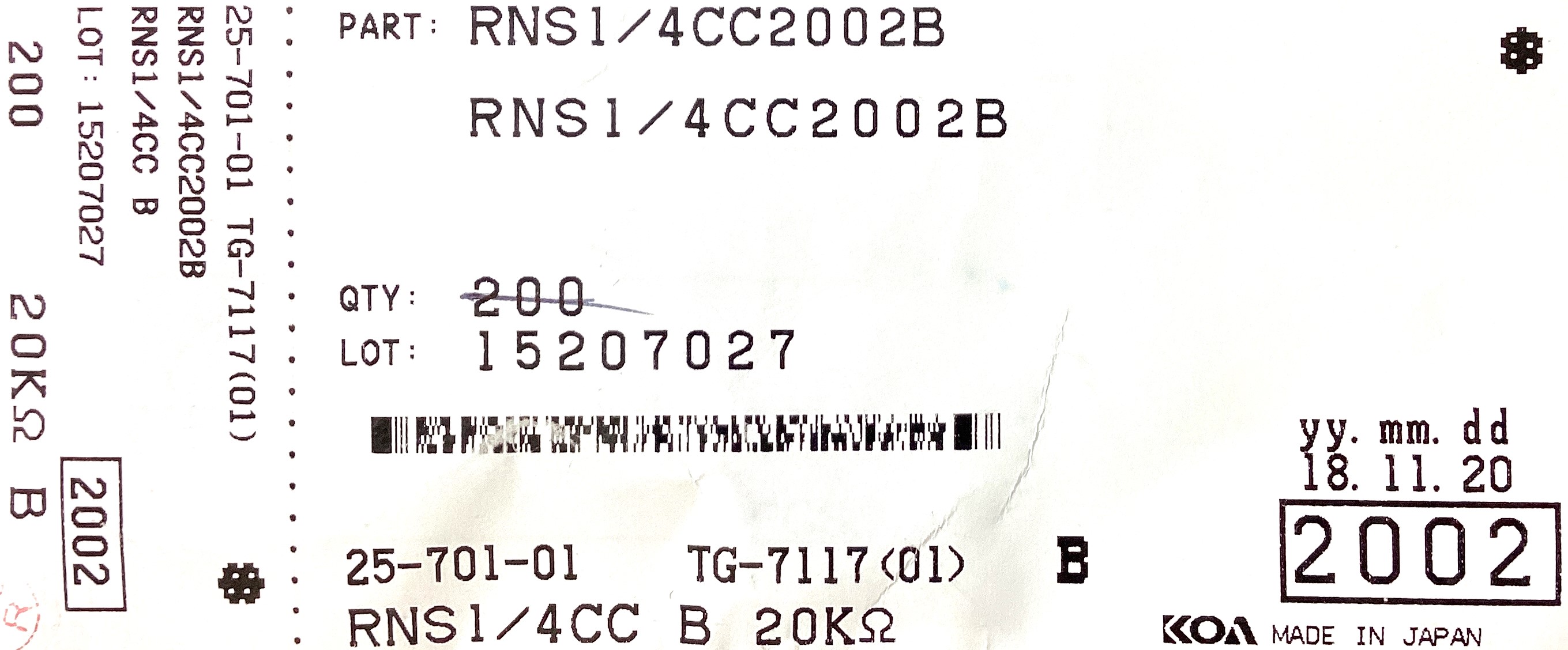 RNS1/4CC2002B