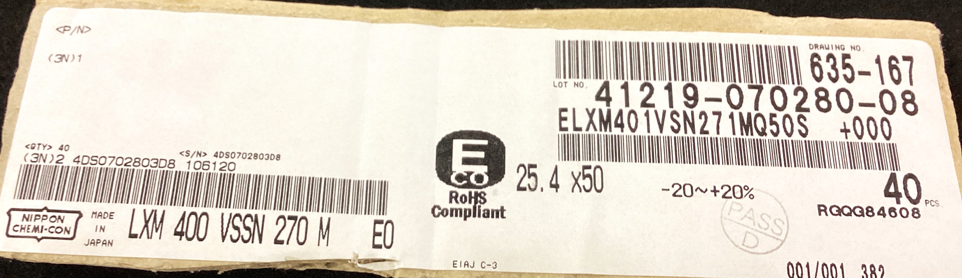ELXM401VSN271MQ50S