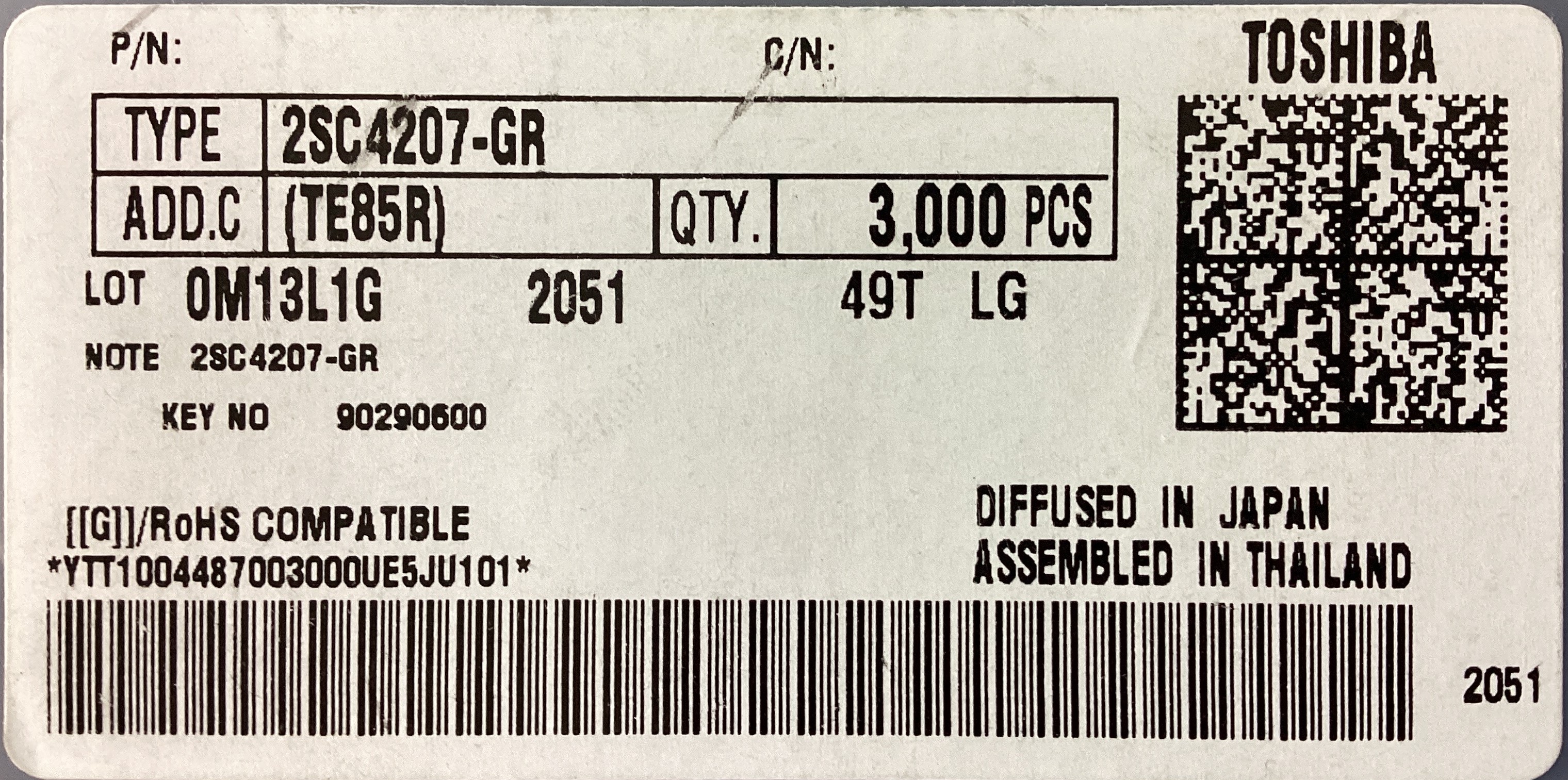 2SC4207GRTE85R