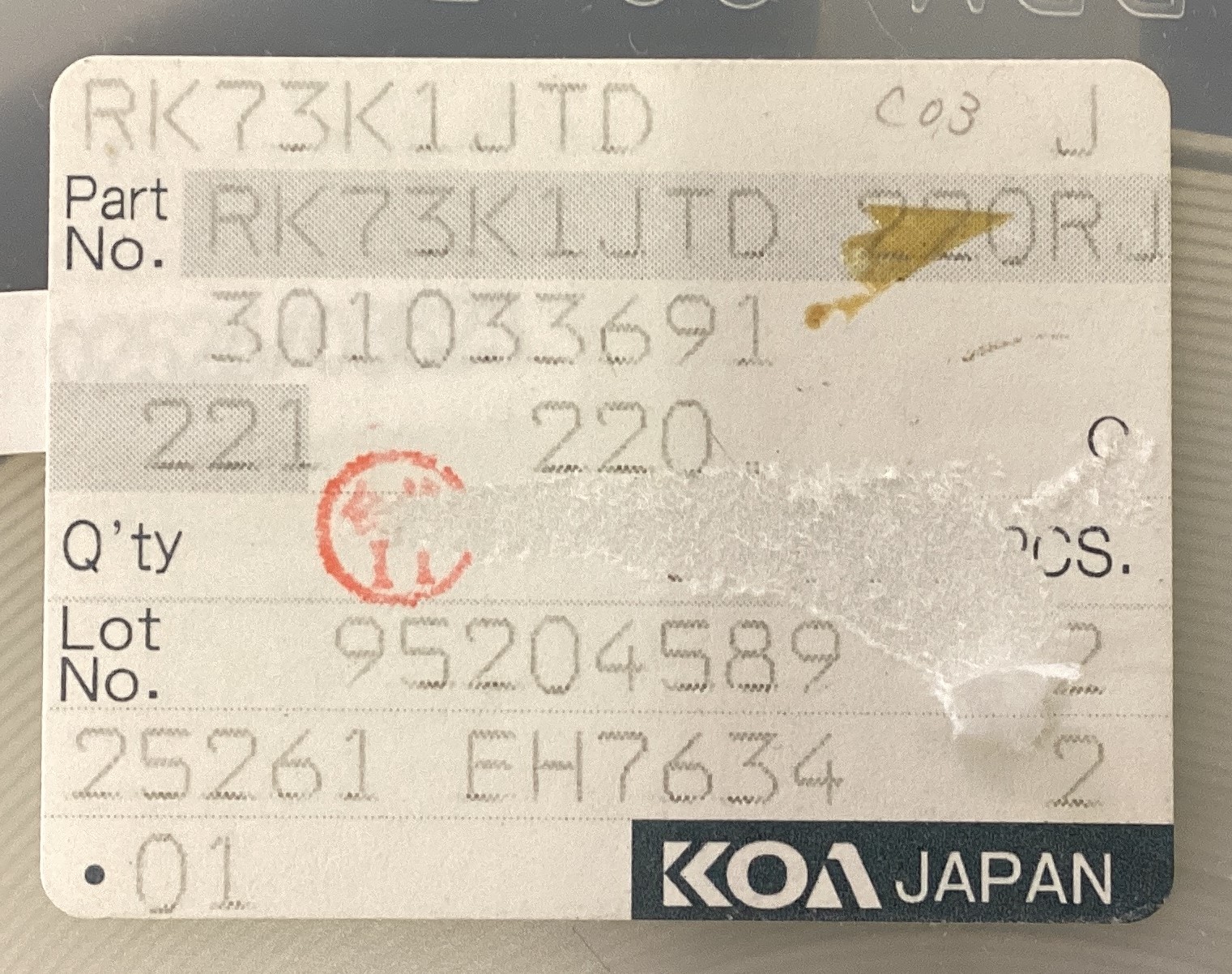RK73K1JTD221J