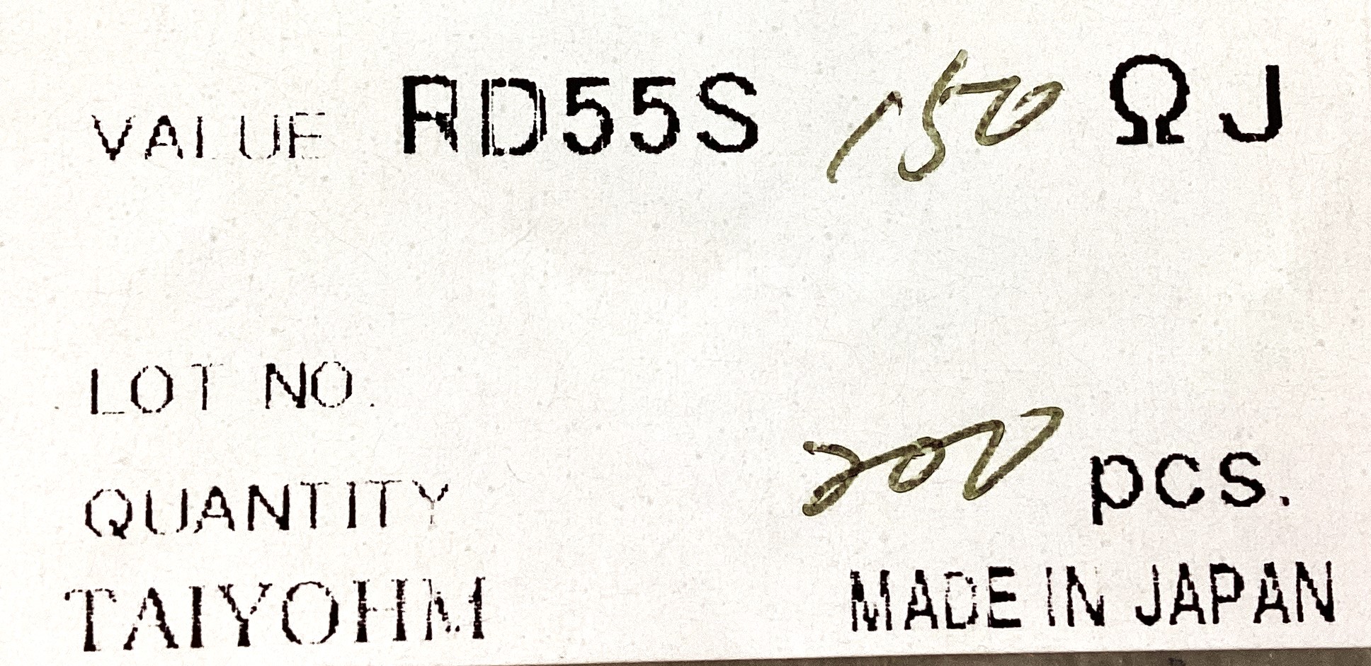 RD55S 150 OHMJ