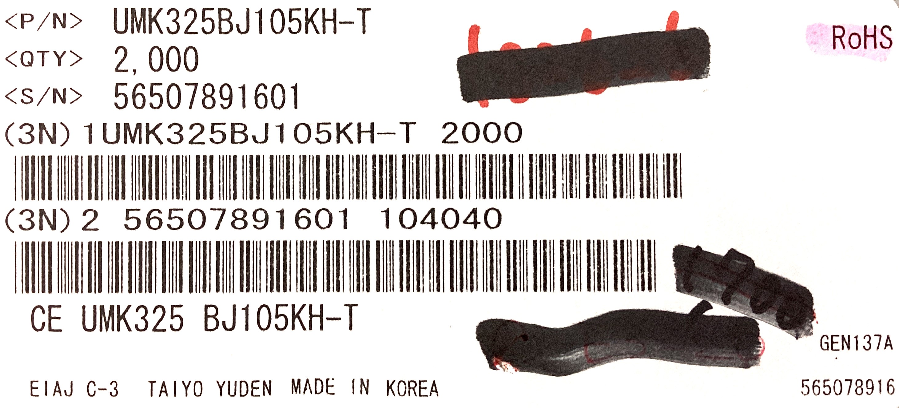 UMK325BJ105KH-T