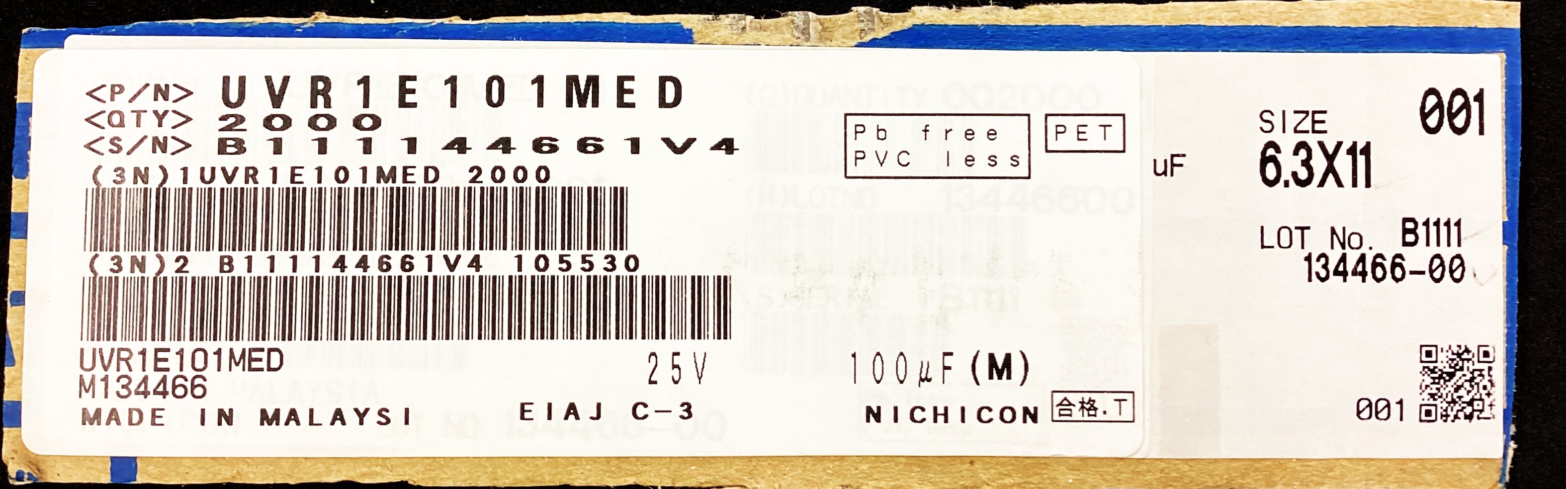 UVR1E101MED