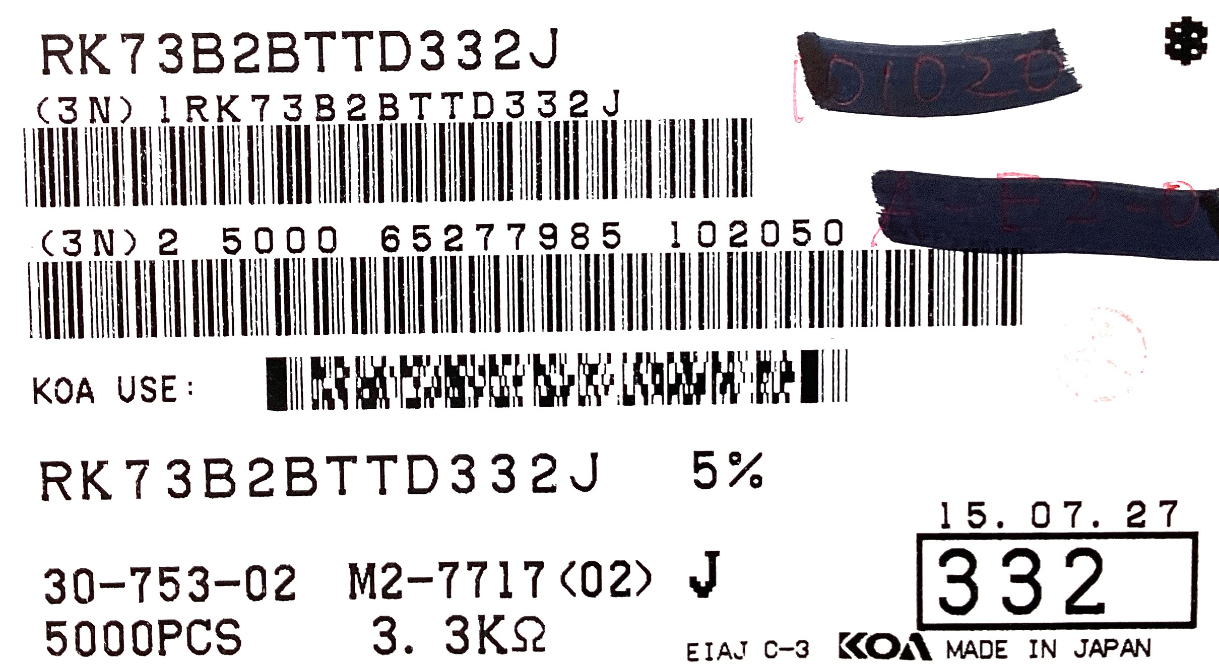 RK73B2BTTD332J