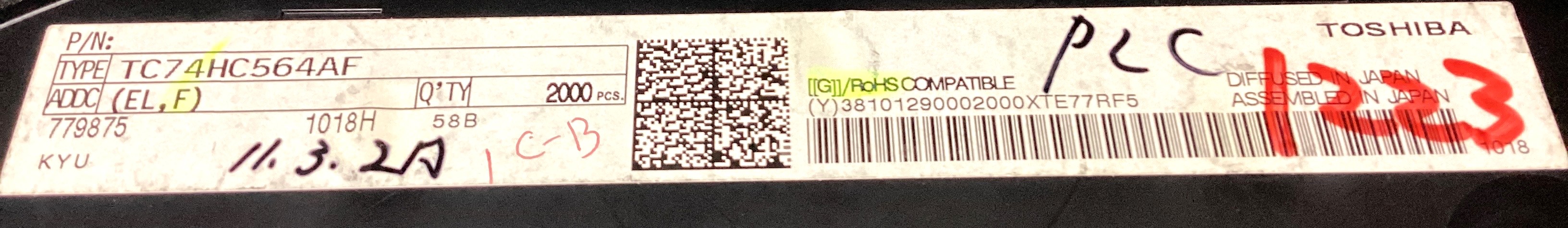 TC74HC564AF(EL,F)
