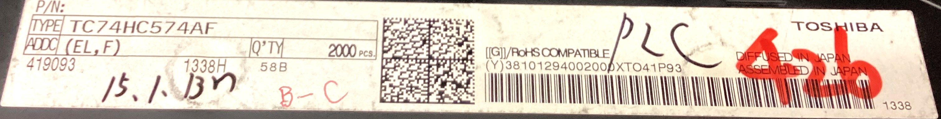 TC74HC574AF(EL,F)