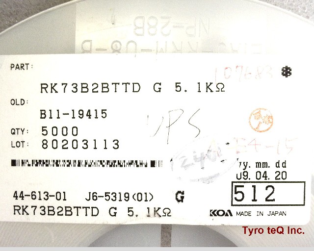 RK73B2BTTD512G